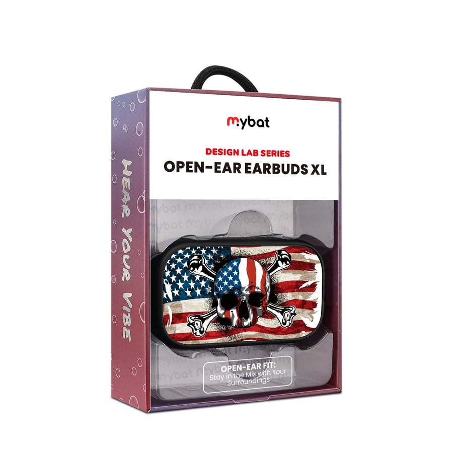MyBat Design Lab Open-Ear Earbuds XL - Black - Land of the Free - MFHSBTST271-036-10.jpg