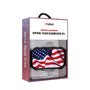 MyBat Design Lab Open-Ear Earbuds XL - Black - Stars & Stripes