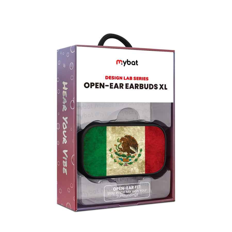 MyBat Design Lab Open-Ear Earbuds XL - Black - Mexican Flag - MFHSBTST271-046-10.jpg