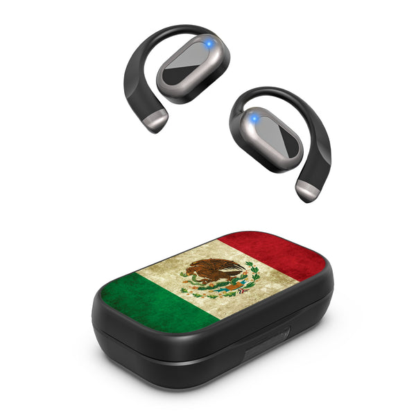 MyBat Design Lab Open-Ear Earbuds XL - Black - Mexican Flag - MFHSBTST271-046-2.jpg