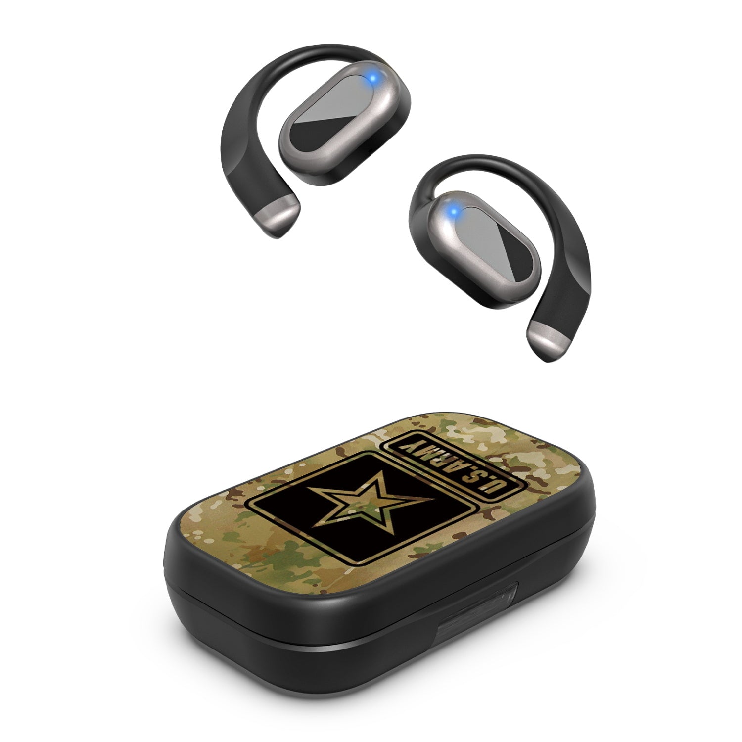 MyBat Design Lab Open-Ear Earbuds XL - Black - U.S. Army - MFHSBTST271-055-2.jpg
