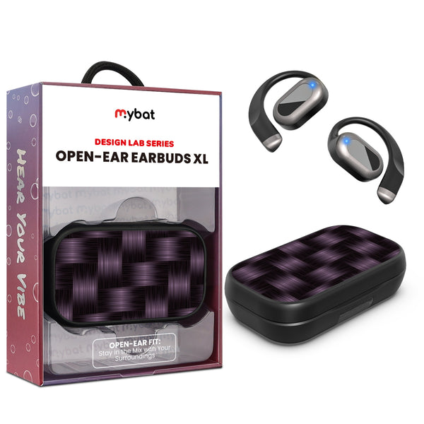 MyBat Design Lab Open-Ear Earbuds XL - Black - Woven Carbon Fiber - MFHSBTST271-085-1.jpg