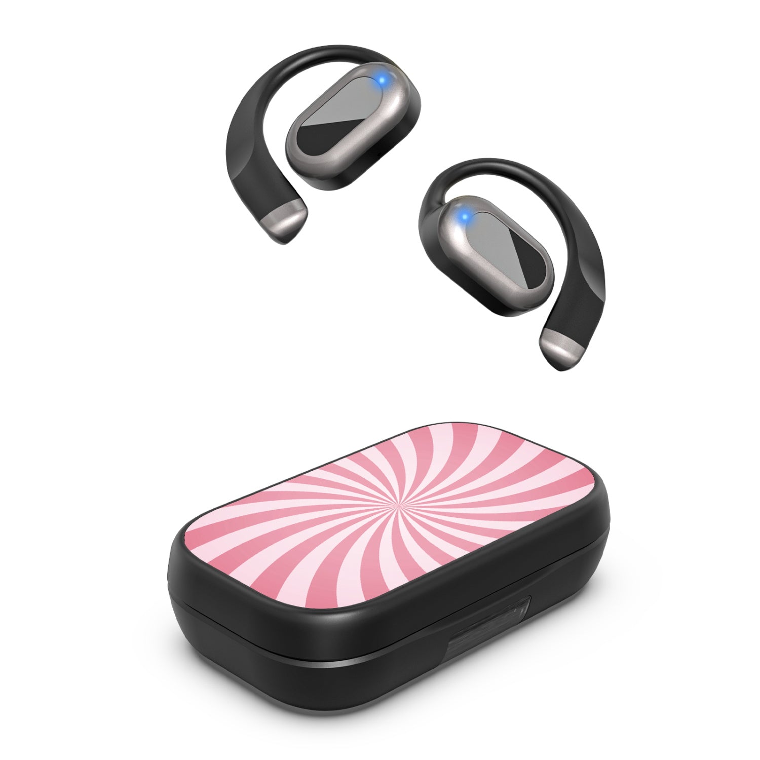 MyBat Design Lab Open-Ear Earbuds XL - Black - Candy Swirl - MFHSBTST271-104-2.jpg