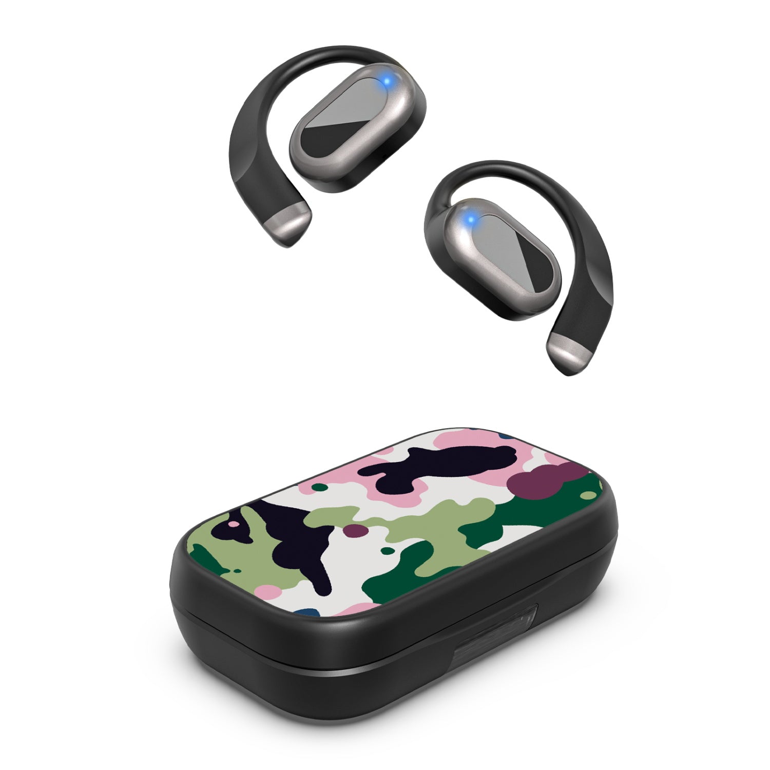 MyBat Design Lab Open-Ear Earbuds XL - Black - Multicolor Camouflage - MFHSBTST271-121-2.jpg