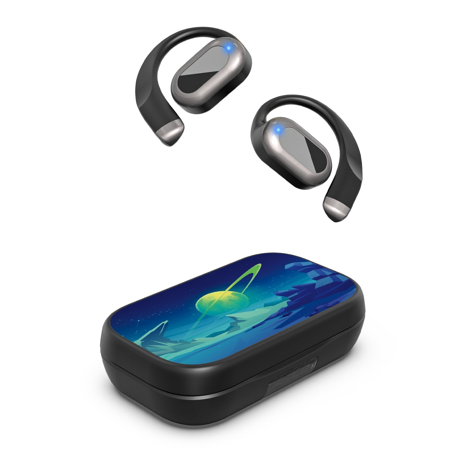 MyBat Design Lab Open-Ear Earbuds XL - Black - Out Of This World - MFHSBTST271-128-2.jpg