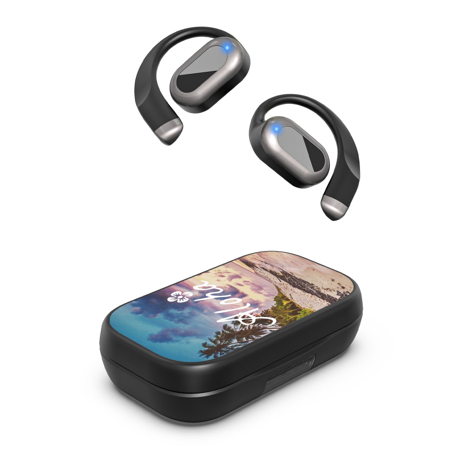 MyBat Design Lab Open-Ear Earbuds XL - Black - Aloha - MFHSBTST271-133-2.jpg