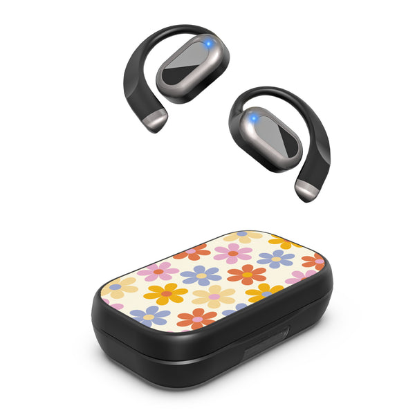 MyBat Design Lab Open-Ear Earbuds XL - Black - Retro Daisies - MFHSBTST271-137-2.jpg