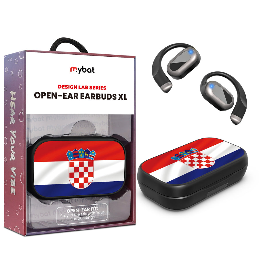 MyBat Design Lab Open-Ear Earbuds XL - Black - Croatia Flag - MFHSBTST271-143-1.jpg