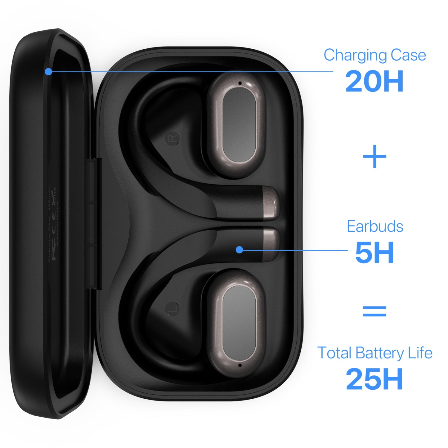 MyBat Design Lab Open-Ear Earbuds XL - Black - Hungary Flag - MFHSBTST271-149-5.jpg