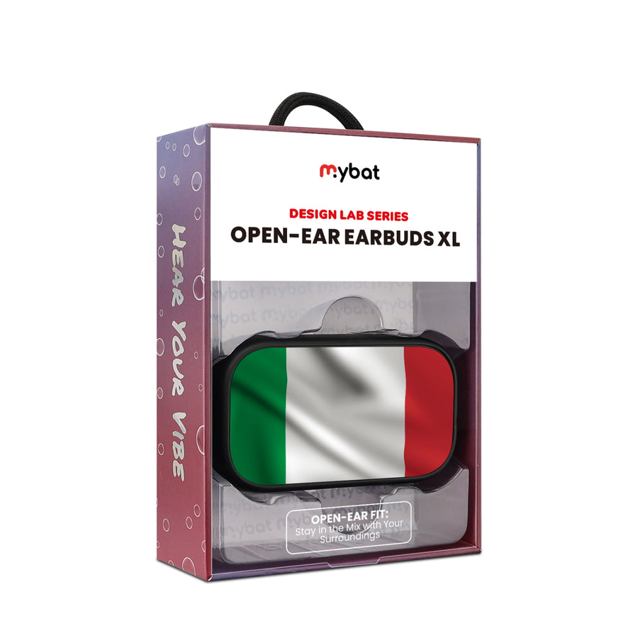 MyBat Design Lab Open-Ear Earbuds XL - Black - Italy Flag - MFHSBTST271-150-10.jpg