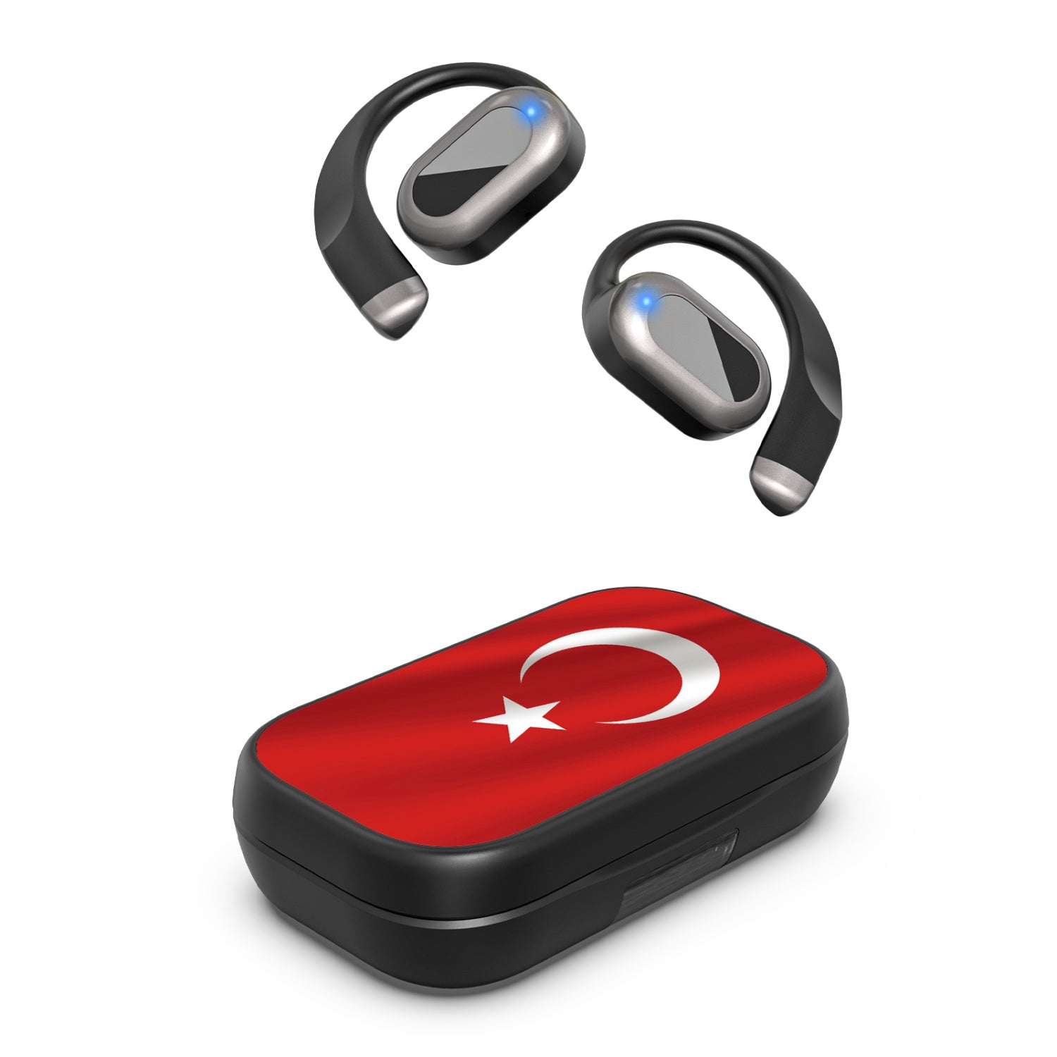 MyBat Design Lab Open-Ear Earbuds XL - Black - Turkey Flag - MFHSBTST271-161-2.jpg