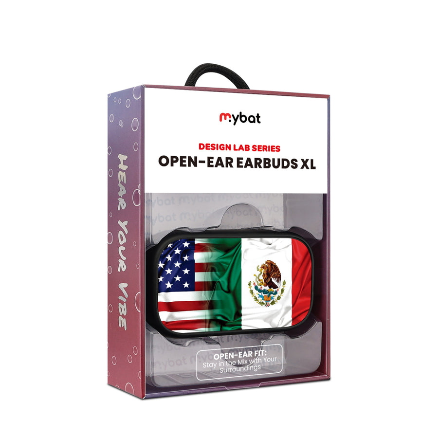 MyBat Design Lab Open-Ear Earbuds XL - Black - Mexican-American Flag - MFHSBTST271-168-10.jpg