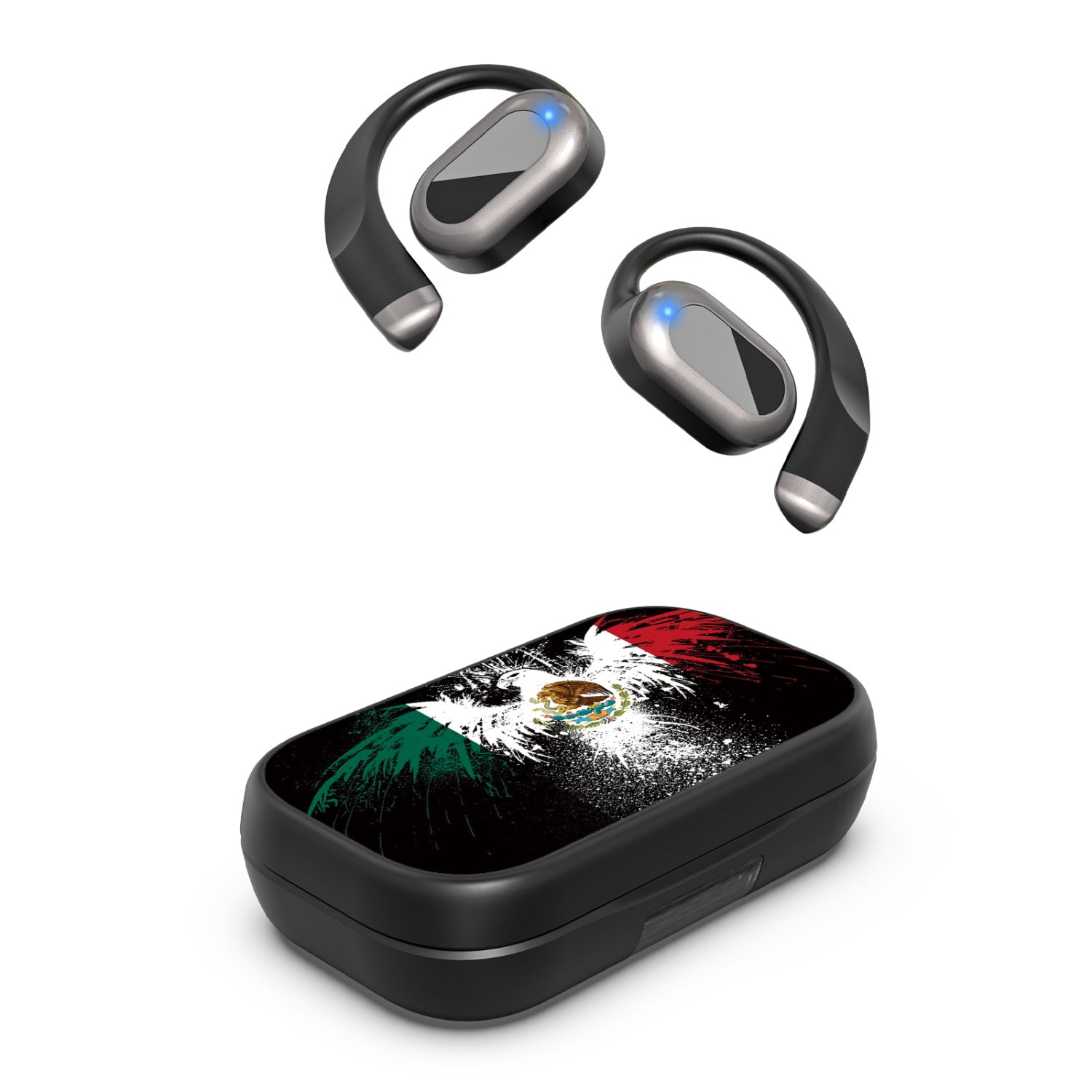 MyBat Design Lab Open-Ear Earbuds XL - Black - Mexican Heritage - MFHSBTST271-170-2.jpg