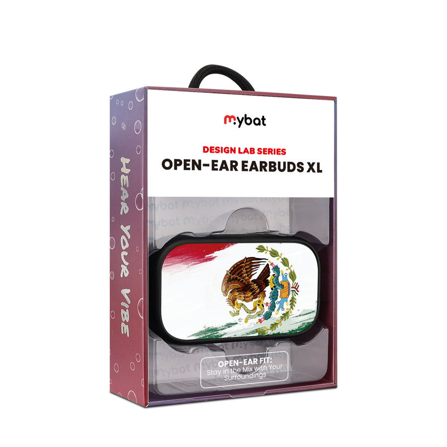 MyBat Design Lab Open-Ear Earbuds XL - Black - Bandera de México - MFHSBTST271-174-10.jpg