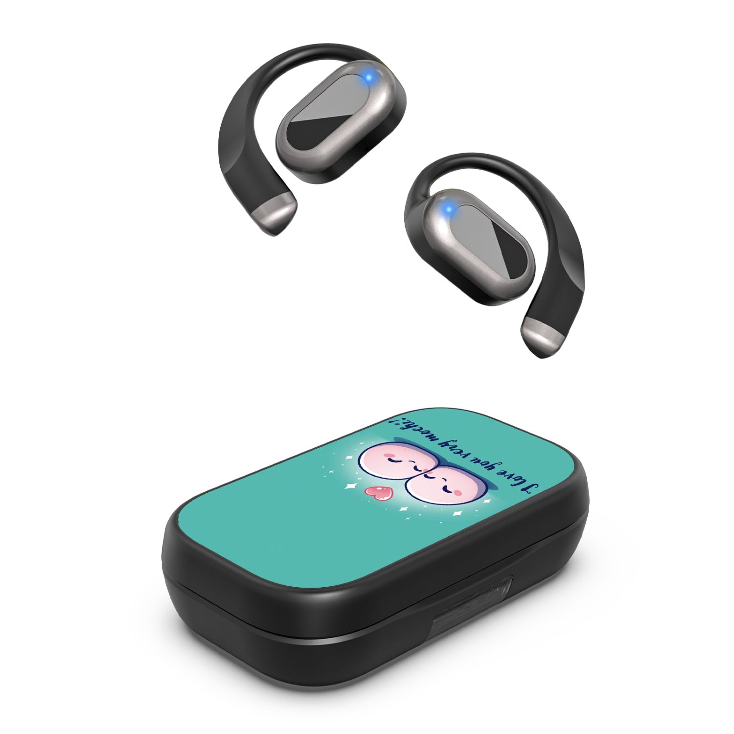 MyBat Design Lab Open-Ear Earbuds XL - Black - Mochi Love - MFHSBTST271-211-2.jpg