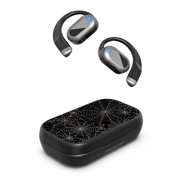 MyBat Design Lab Open-Ear Earbuds XL - Black - Spider Web - MFHSBTST271-217-2.jpg