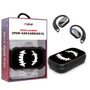MyBat Design Lab Open-Ear Earbuds XL - Black - Vampire Fangs