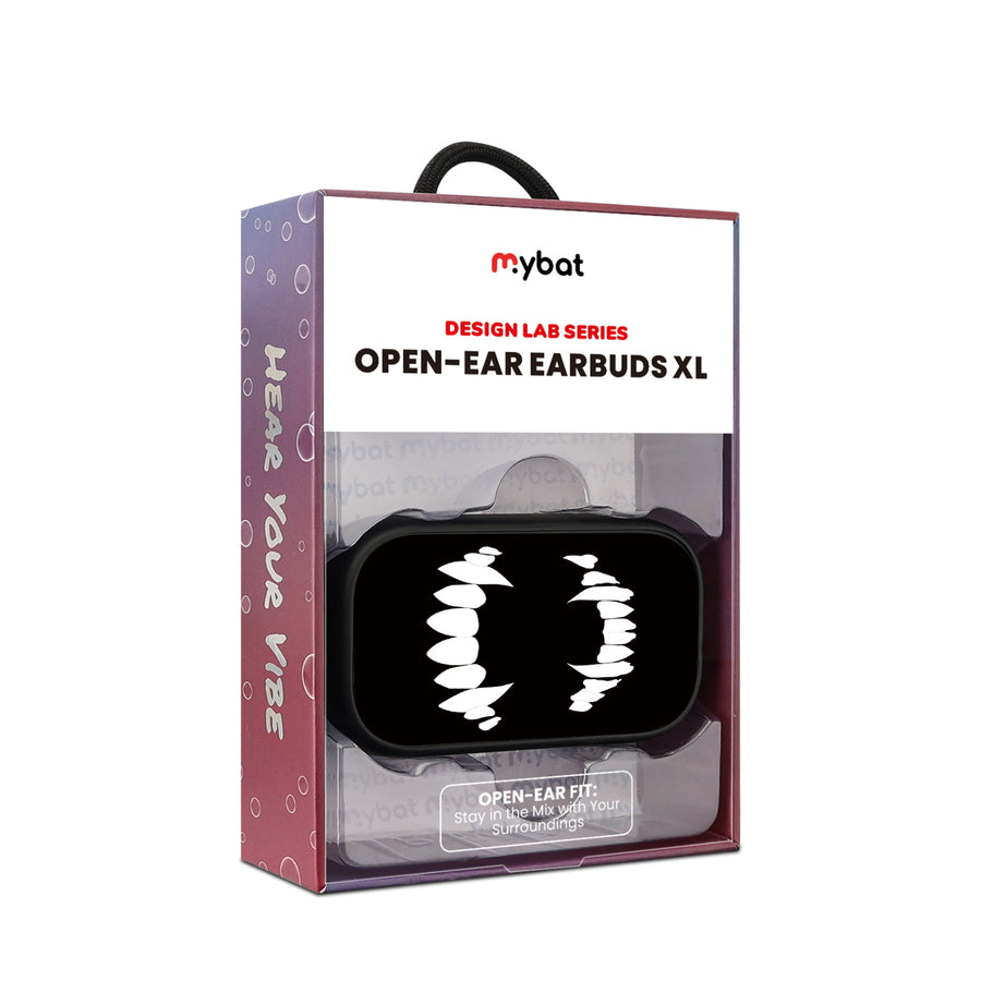 MyBat Design Lab Open-Ear Earbuds XL - Black - Vampire Fangs - MFHSBTST271-230-10.jpg