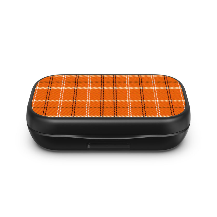 MyBat Design Lab Open-Ear Earbuds XL - Black - Pumpkin Plaid - MFHSBTST271-244-4.jpg