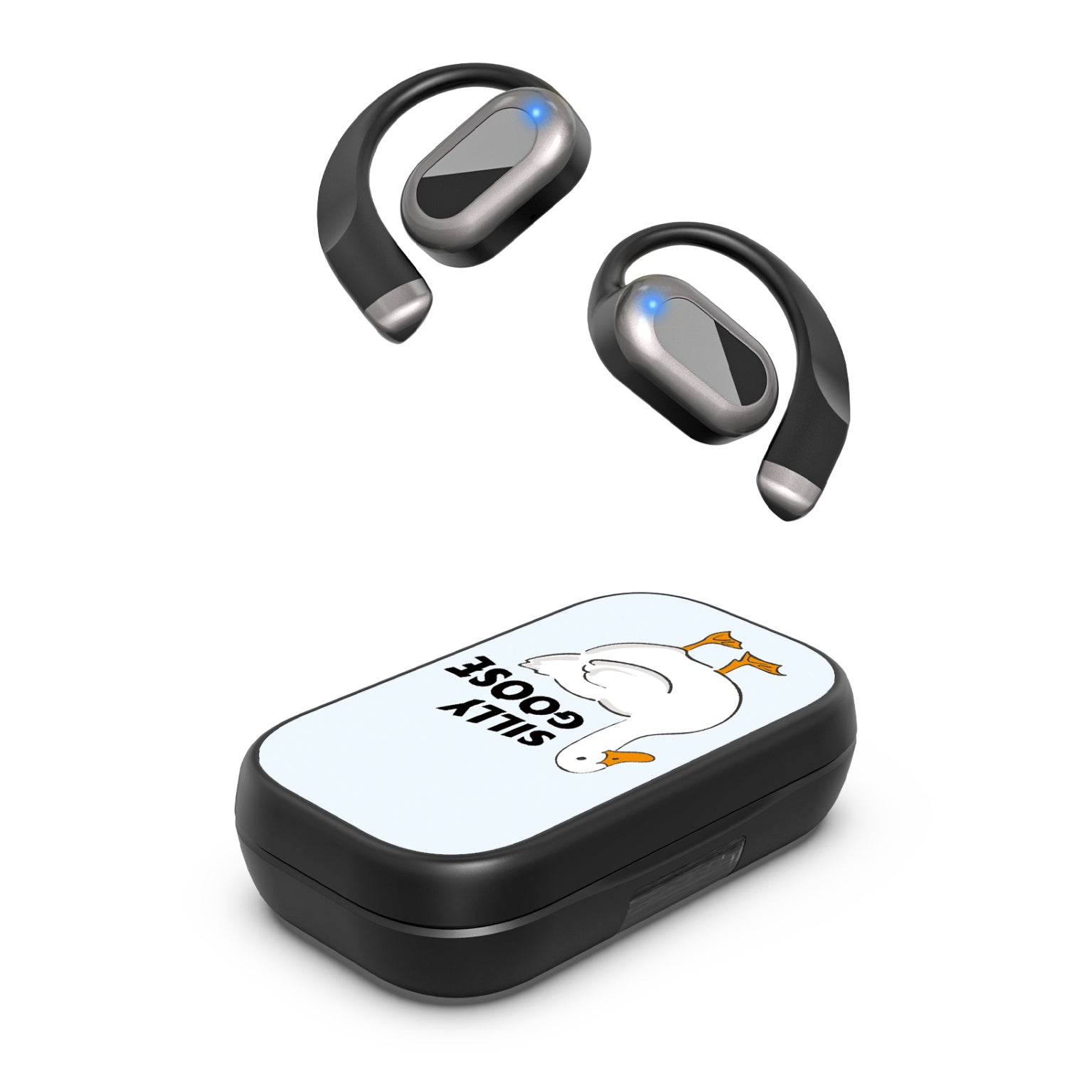 MyBat Design Lab Open-Ear Earbuds XL - Black - Silly Goose - MFHSBTST271-256-2.jpg