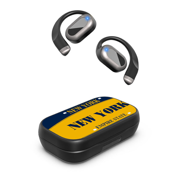 MyBat Design Lab Open-Ear Earbuds XL - Black - New York License Plate - MFHSBTST271-258-2.jpg