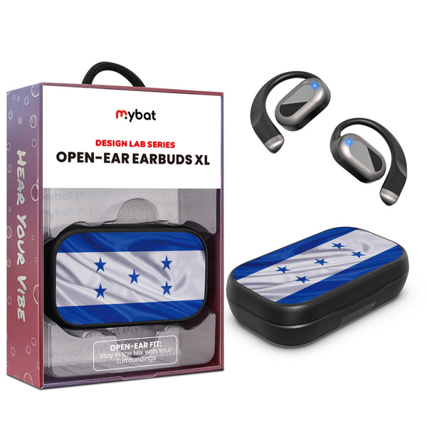 MyBat Design Lab Open-Ear Earbuds XL - Black - Honduras Flag - MFHSBTST271-259-1.jpg
