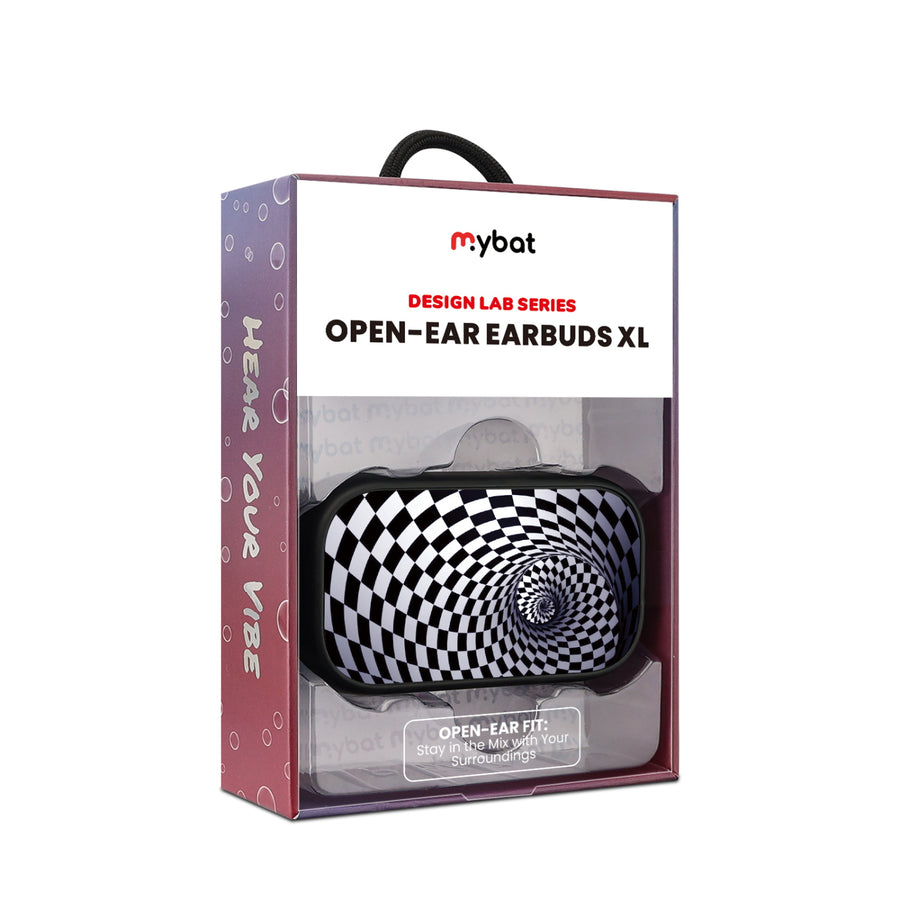 MyBat Design Lab Open-Ear Earbuds XL - Black - Spiral Out - MFHSBTST271-266-10.jpg