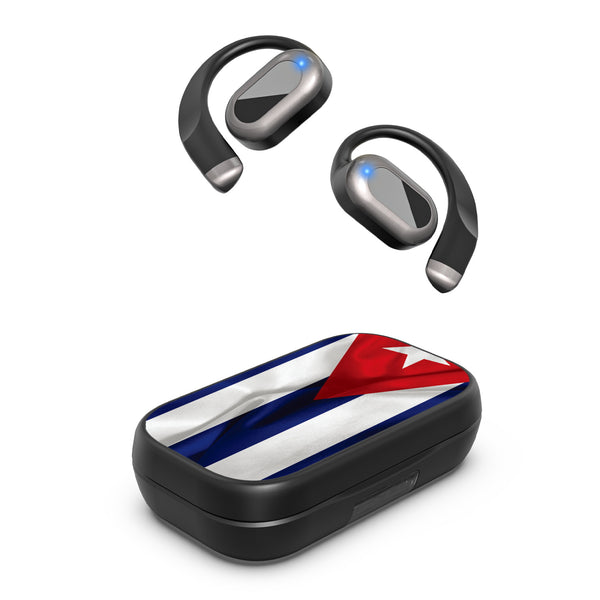 MyBat Design Lab Open-Ear Earbuds XL - Black - Cuba Flag - MFHSBTST271-309-2.jpg