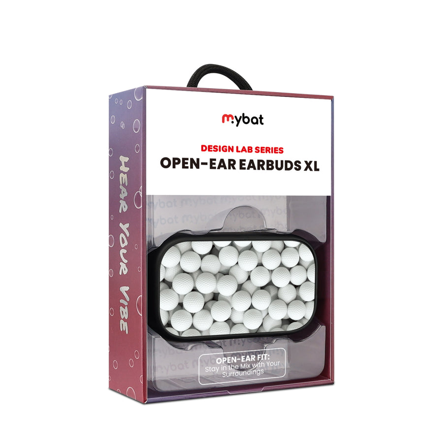 MyBat Design Lab Open-Ear Earbuds XL - Black - Golf Balls - MFHSBTST271-314-10.jpg