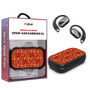 MyBat Design Lab Open-Ear Earbuds XL - Black - Golden Snake Dance