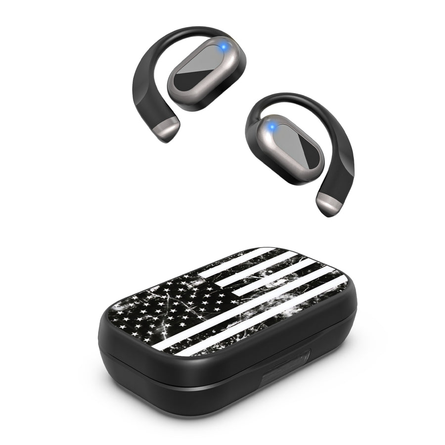 MyBat Design Lab Open-Ear Earbuds XL - Black - Distress US Flag - MFHSBTST271-344-2.jpg