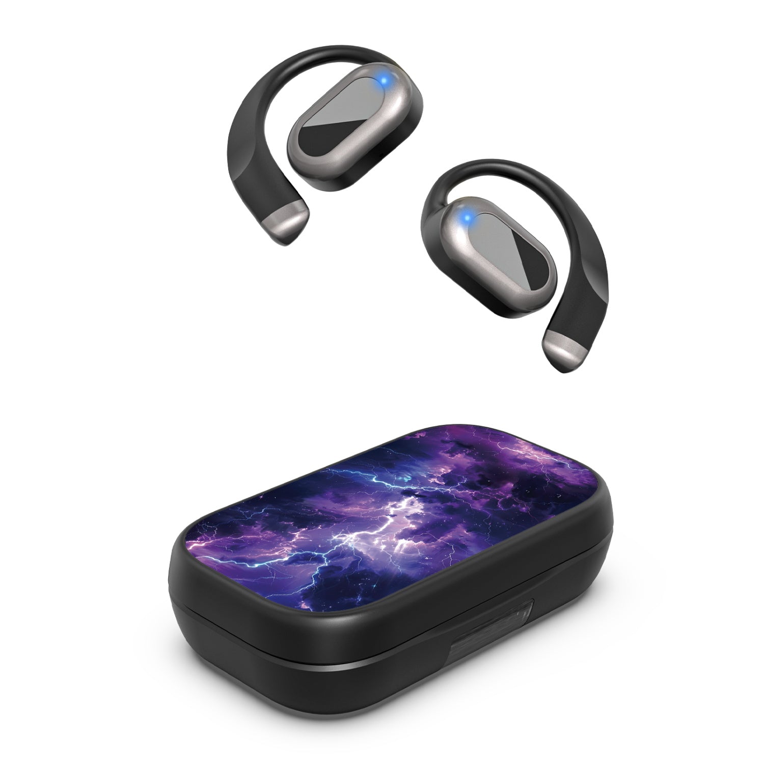 MyBat Design Lab Open-Ear Earbuds XL - Black - Lightning Storm - MFHSBTST271-353-2.jpg