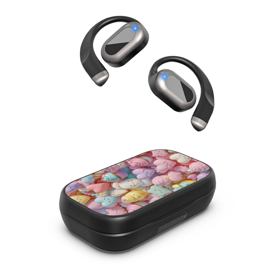 MyBat Design Lab Open-Ear Earbuds XL - Black - Candy Love - MFHSBTST271-354-2.jpg