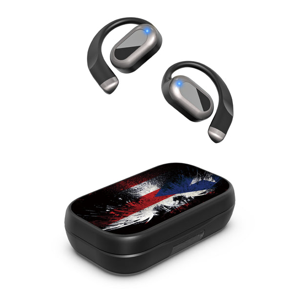 MyBat Design Lab Open-Ear Earbuds XL - Black - Puerto Rico Eagle Flag - MFHSBTST271-359-2.jpg