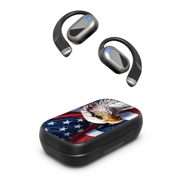MyBat Design Lab Open-Ear Earbuds XL - Black - Proud American Eagle - MFHSBTST271-362-2.jpg