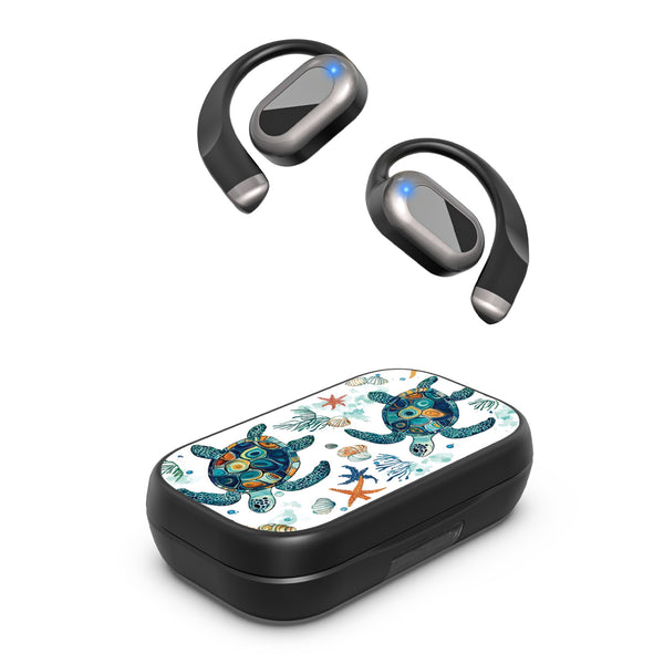 MyBat Design Lab Open-Ear Earbuds XL - Black - Sea Turtles - MFHSBTST271-375-2.jpg