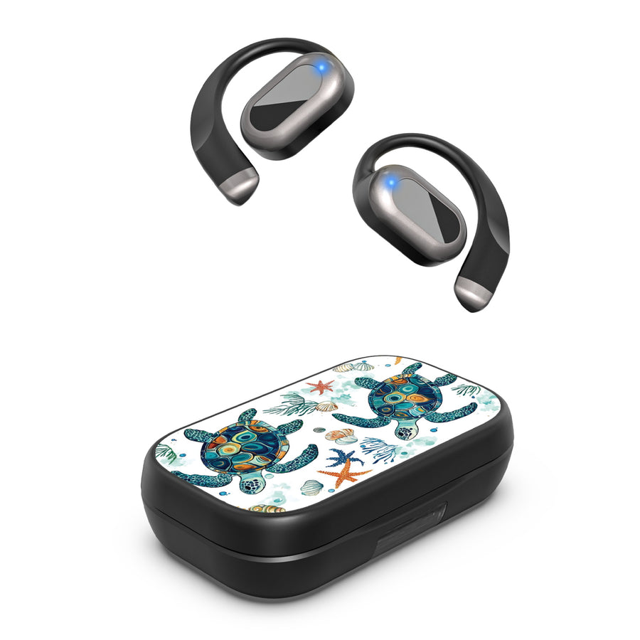 MyBat Design Lab Open-Ear Earbuds XL - Black - Sea Turtles - MFHSBTST271-375-2.jpg