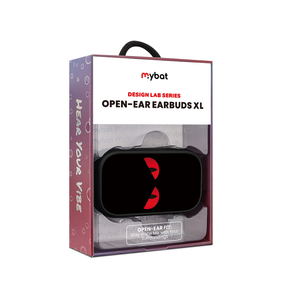 MyBat Design Lab Open-Ear Earbuds XL - Black - Red Eyes - MFHSBTST271-400-10.jpg