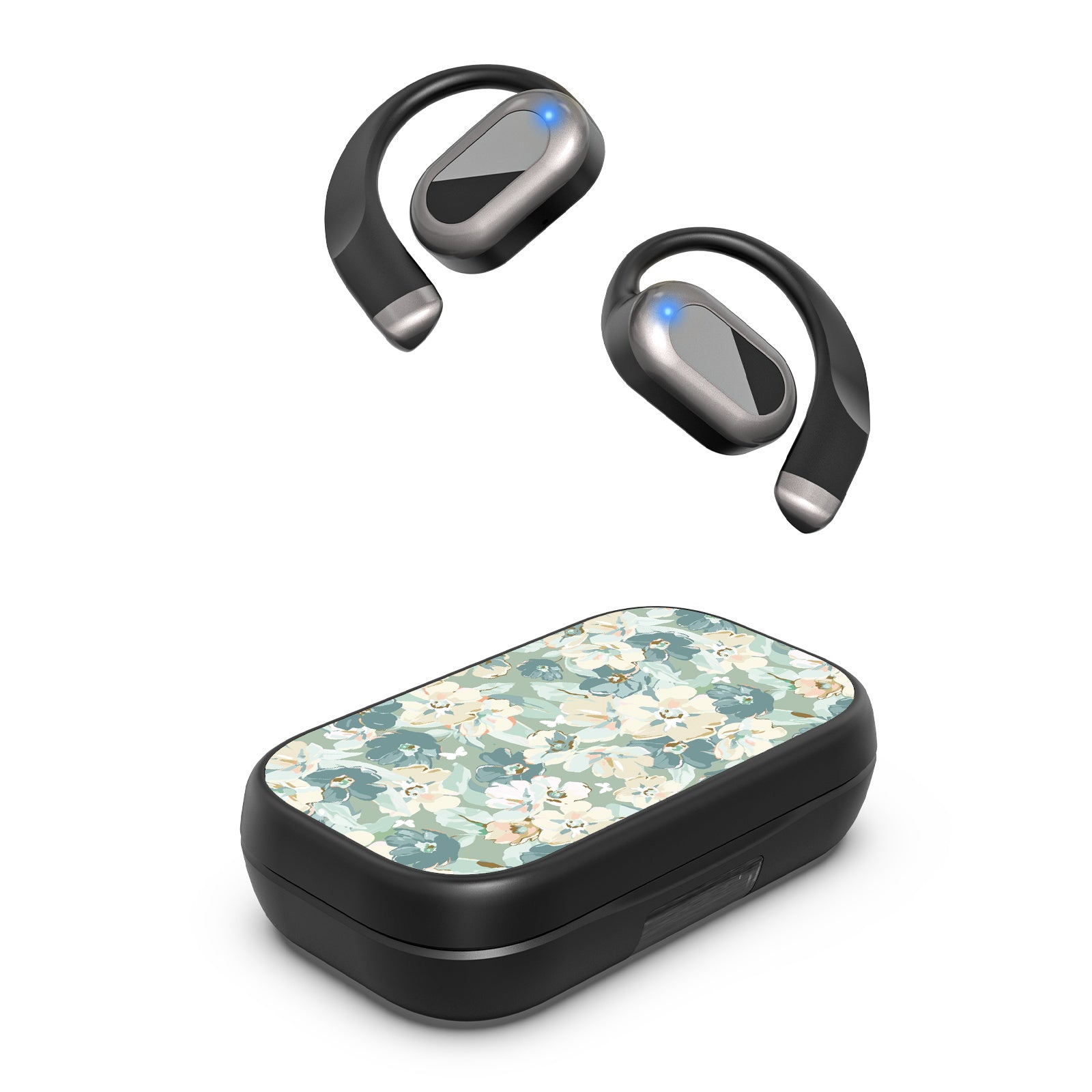 MyBat Design Lab Open-Ear Earbuds XL - Black - Vintage Garden - MFHSBTST271-432-2.jpg