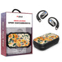 MyBat Design Lab Open-Ear Earbuds XL - Black - Marigold Mix