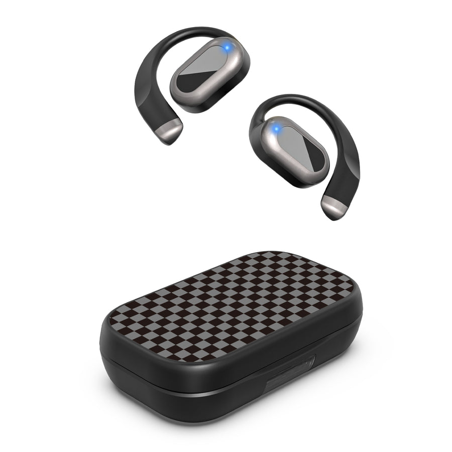 MyBat Design Lab Open-Ear Earbuds XL - Black - Tuxedo Check - MFHSBTST271-477-2.jpg