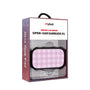 MyBat Design Lab Open-Ear Earbuds XL - Black - Purple Plaid
