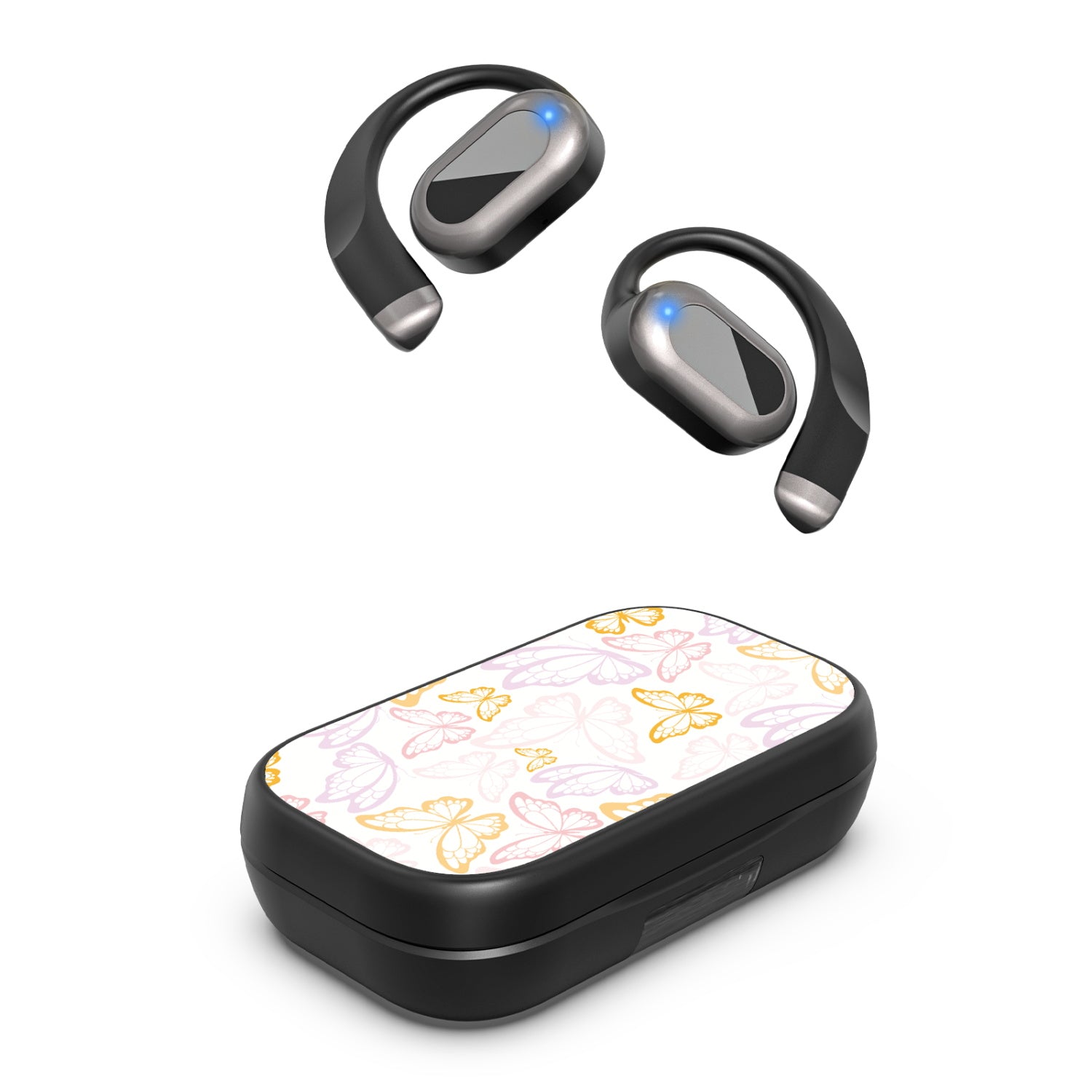 MyBat Design Lab Open-Ear Earbuds XL - Black - Wing Outline - MFHSBTST271-491-2.jpg