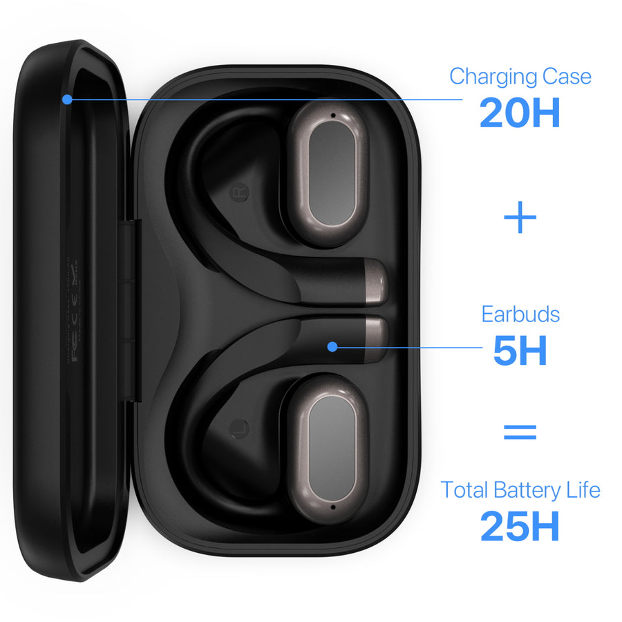 MyBat Design Lab Open-Ear Earbuds XL - Black - Americana Plaid - MFHSBTST271-523-4.JPG