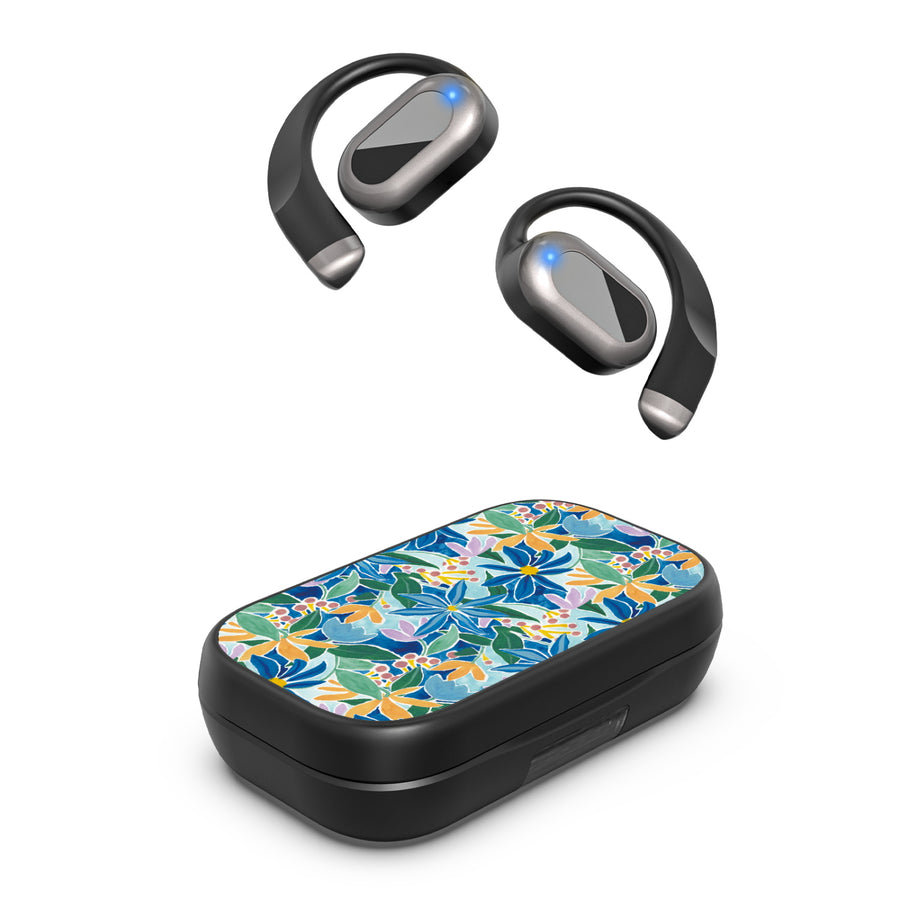 MyBat Design Lab Open-Ear Earbuds XL - Black - Exotic Bloom - MFHSBTST271-529-1.JPG