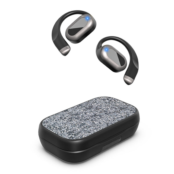 MyBat Design Lab Open-Ear Earbuds XL – Black / White Rhinestone - MFHSBTST271-D02-2.jpg