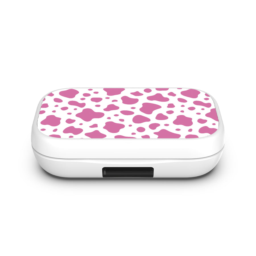 MyBat Design Lab Open-Ear Earbuds XL - White - Pink Cow Print - MFHSBTST272-015-4.jpg