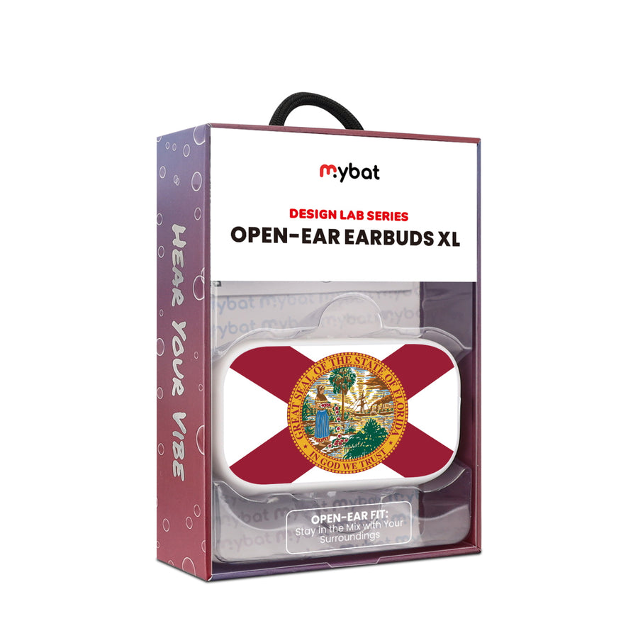 MyBat Design Lab Open-Ear Earbuds XL - White - Florida State Flag - MFHSBTST272-028-10.jpg
