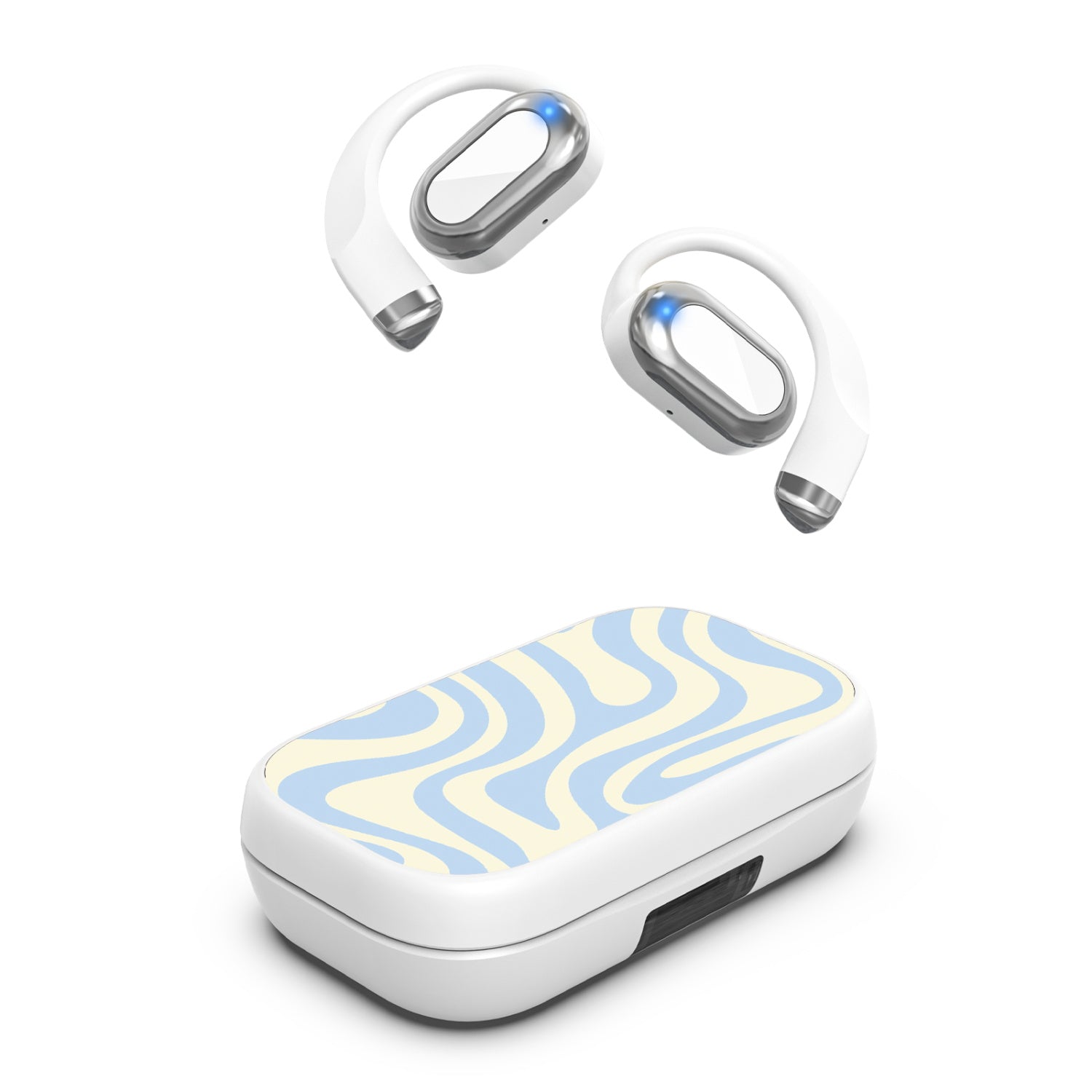 MyBat Design Lab Open-Ear Earbuds XL - White - Wavy Baby - MFHSBTST272-102-2.jpg