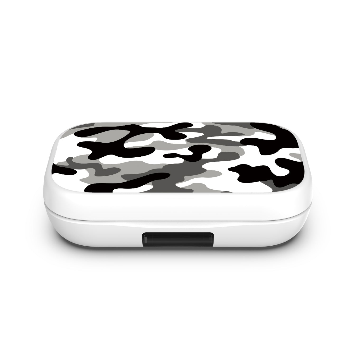 MyBat Design Lab Open-Ear Earbuds XL - White - Black & White Camouflage - MFHSBTST272-122-4.jpg
